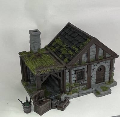 Stormhill Blacksmith shop and furniture set